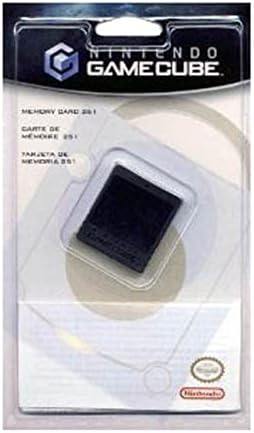 Authentic imported game console storage card showing connection interface pins.