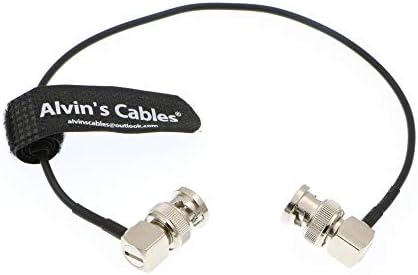 Alvin's Cables premium 3G HD SDI professional camera monitor connection cord with attached management strap.
