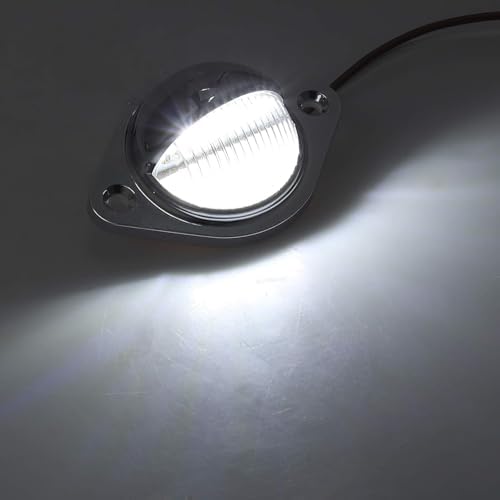 Justech IP65 waterproof marine and truck light showing clear ribbed lens details