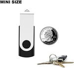 Pack of two black Maspen 64GB flash drives showcasing matte surface texture