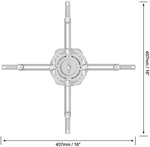 QualGear universal mount showing 360 degree swivel capability