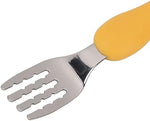 Atyhao travel friendly lunchbox cutlery set for toddlers in standard 15 cm sizing.