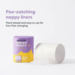 Usage demonstration of Bambino Mio liners in cloth diaper