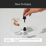 Cymbiotika non reactive colloidal silver liquid 5 milliliter bottle size perspective for travel.
