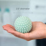 S&T INC. blue plastic dryer balls used for efficient airflow in household dryers