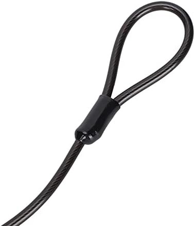 Denash laptop lock set showing the complete packaging with steel cable and mounting accessories