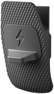 IPX4 rated protective charging cover attached to action camera port