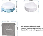 Netceem mouth guard case with cleaning brush and removal tool