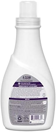 Plant-based lavender scented fabric conditioner by Seventh Generation for sensitive skin.