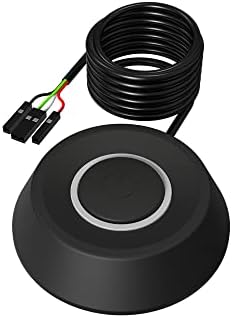 DKE host button package contents including splitter cable and adhesive plates