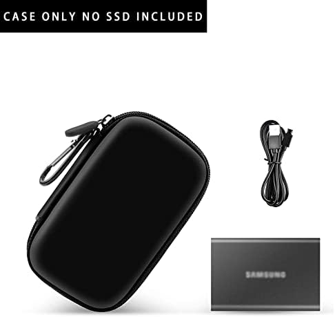 Paiyule protective travel case side profile displaying smooth heavy duty zipper closure