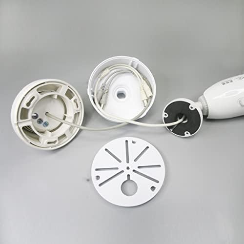 Heavy duty aluminum security camera bracket showing the hidden hollow cable management hole