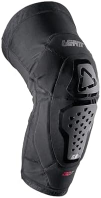 Close up view of the interior lining of the premium Leatt motorcycle and mountain biking knee protector focusing on the anti slip calf band.