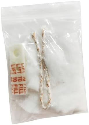 High quality lighter maintenance kit with white cotton wadding and braided wicks.