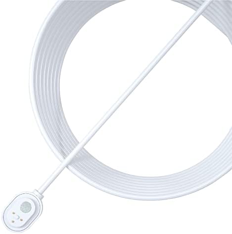 Arlo certified 25 foot outdoor camera power adapter and snap-in magnetic charging cord