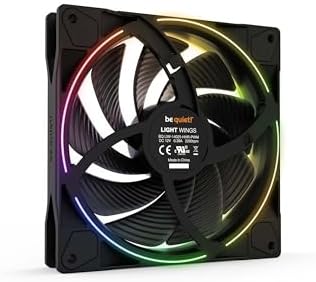 Included ARGB synchronization hub for up to six PC components showing sleek all-black design