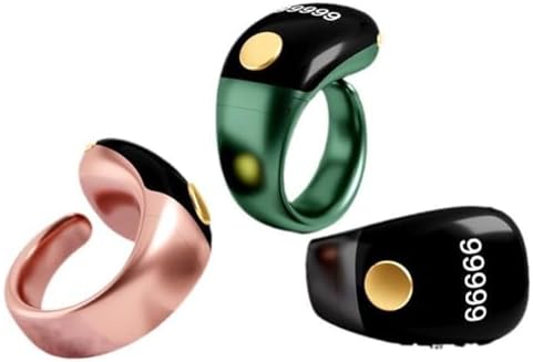 Close up of Type-C charging port on digital tasbih ring