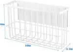 Picowe magnetic laundry storage bin filled with six wool dryer balls.