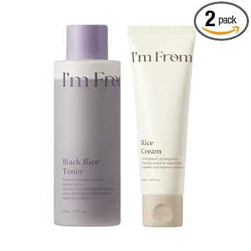 The Face Shop Rice Deep Moisturizing Duo front view for glowing skin