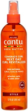 Cantu Comeback Curl Revitalizer Spray back label details