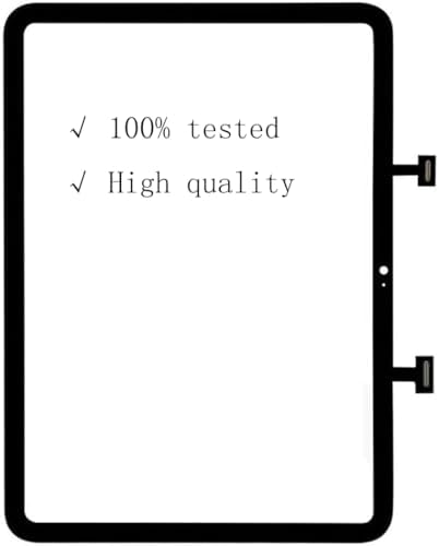 VDASO 10.9 inch front glass replacement showing 9H tempered glass scratch resistant surface details