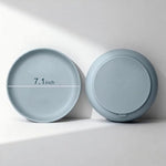 Qyeejong suction plates displayed on a highchair tray