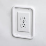 Close up of Bates Choice durable polycarbonate socket protector