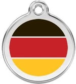 German Flag Pet Id Tag - Size Small - Image 2