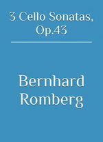 3 Cello Sonatas, Op.43 - Image 2