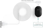TUSITA ten foot white USB accessory wire showcasing premium PVC jacket material thickness
