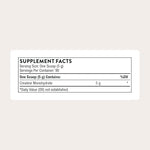 Thorne unflavored creatine powder container top and lid overview