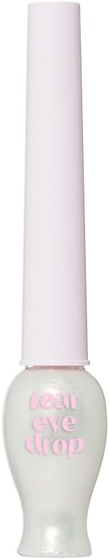 ETUDE Tear Drop Eyeliner, Crystal & Opal Glitter, Smudge-Proof Sparkle, Long-Lasting Formula, All Skin Tone Friendly, Korean Makeup, Beauty, White Tear (0.271 Fl Oz) - Image 10