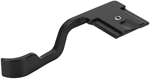 Serounder hot shoe thumb grip close up emphasizing its lightweight metal construction.