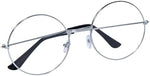 Model wearing Alvogimor round metal glasses for fashion