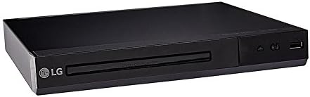 LG compact multimedia disc player with HDMI connectivity and remote control