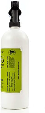 Cold Iron eco friendly wrinkle releaser being used on a cotton shirt.