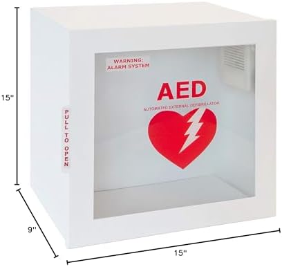 Surface Mount AED Wall Cabinet, 9" Deep with Alarm - Image 3