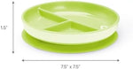 Close up of Munchkin suction plate quick release tab