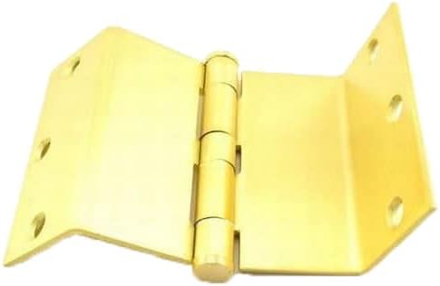 Stanley F248 satin brass steel door hinge front view architectural hardware