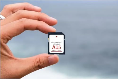 Side profile of A15 navigation SD card for car