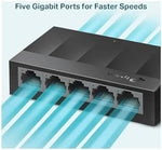 TP-Link Litewave Gigabit switch compact desktop design