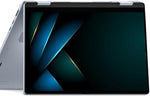 Premium hybrid touch laptop folded into tablet mode