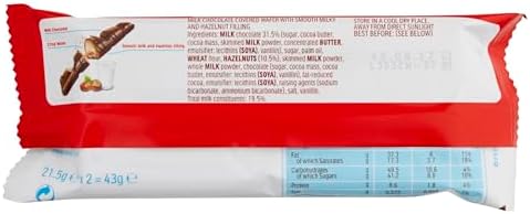 Ferrero Kinder Bueno 2 Individually Wrapped Bars (43 g) - Image 3