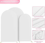 Close up view of authentic Wokceer stretchable spandex material for ceremony background decor.