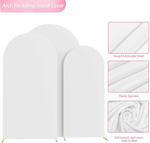 Close up view of authentic Wokceer stretchable spandex material for ceremony background decor.