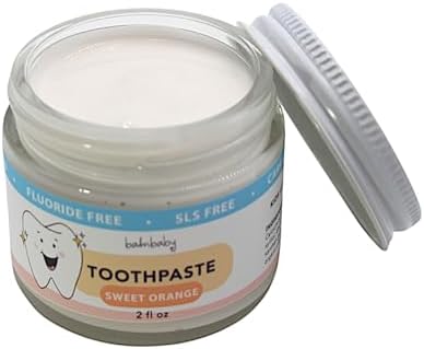 Texture of BALM! Baby fluoride free teeth paste for toddlers