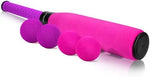 Child holding lightweight foam baseball bat for beginners