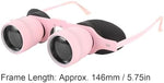 Close up view of the independent focus adjustment rings on the eyepieces of the optical glasses.