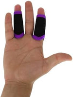 Sports compression finger sleeve on hand demonstrating basketball grip support