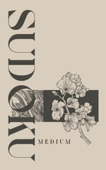 Medium Sudoku: 50 Puzzles (25 Intermediate & 25 Medium) (Sakura Sudoku Series) - Image 2